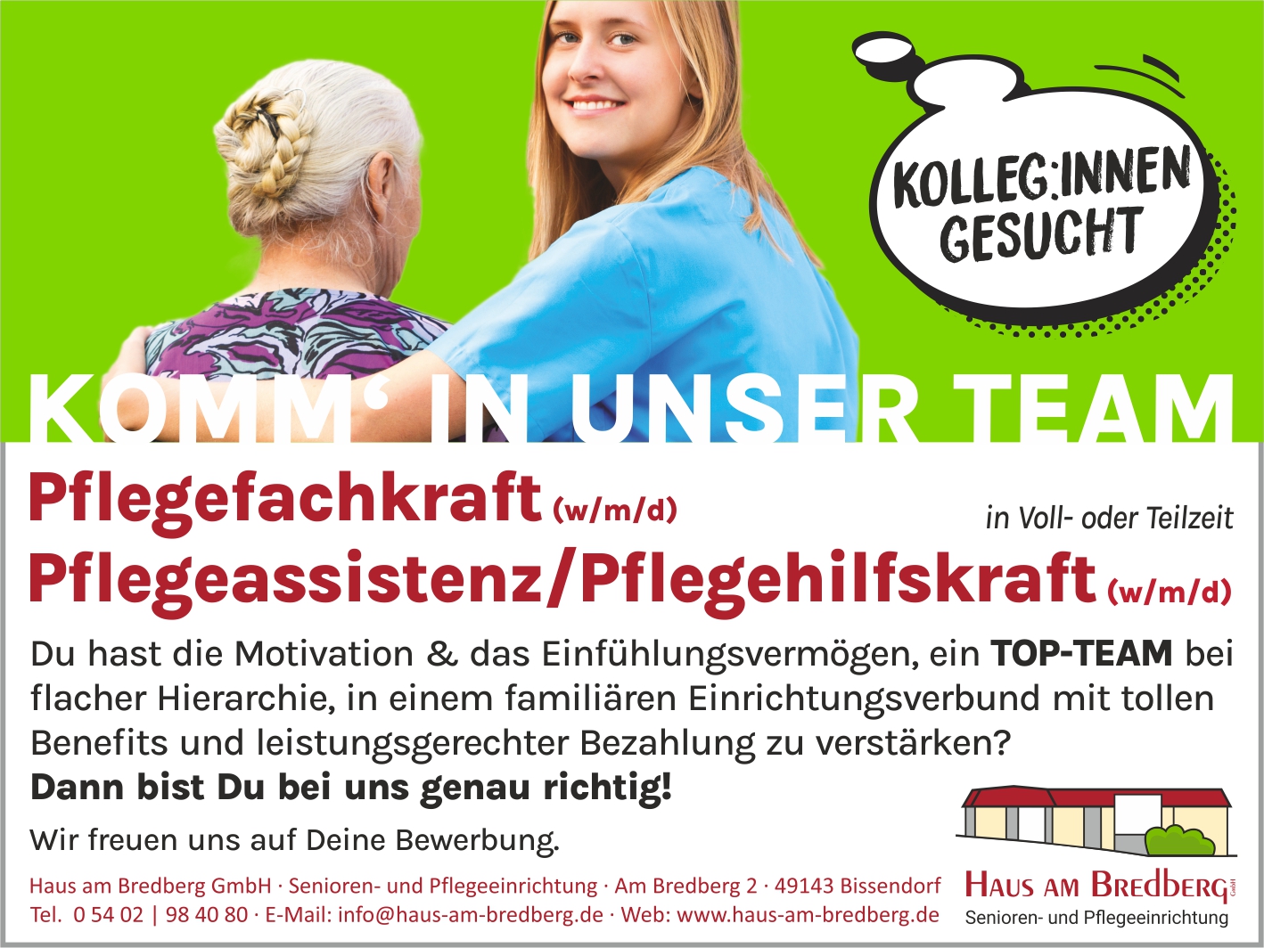 Stellenanzeige